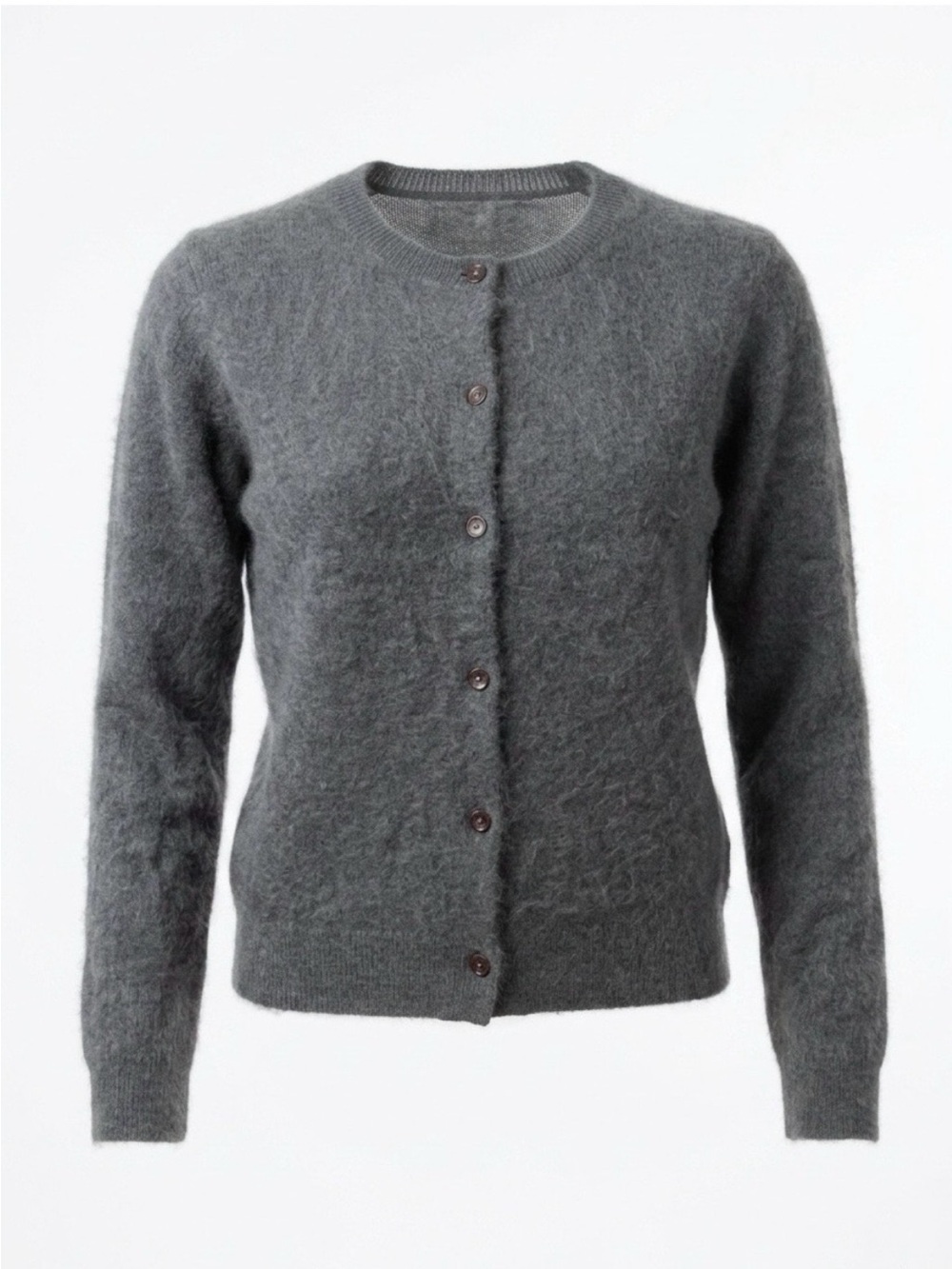 100% Cashmere Equipment Gray Cardigan - xsmall